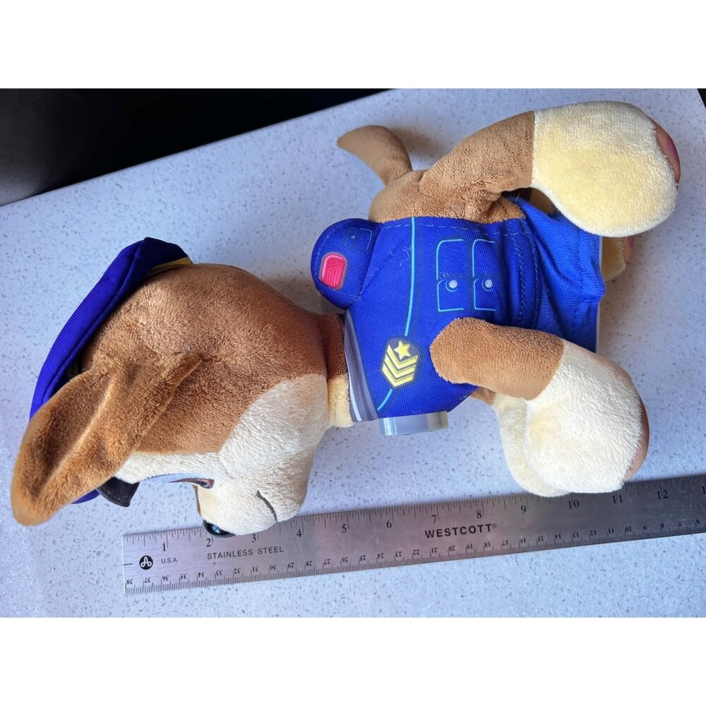 Paw Patrol Chase Plush Toy Police Dog Stuffed Animal 12" Tall Soft Cuddle Buddy - Picture 6 of 10